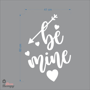 Be Mine Wall Decal Decotherapy