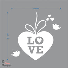 Load image into Gallery viewer, Heart Love Birds Wall Decal Decotherapy