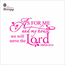 Load image into Gallery viewer, As For Me And My House V2 Wall Decal Stickers