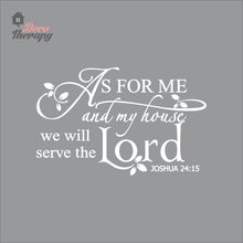 Load image into Gallery viewer, As For Me And My House V2 Wall Decal Stickers