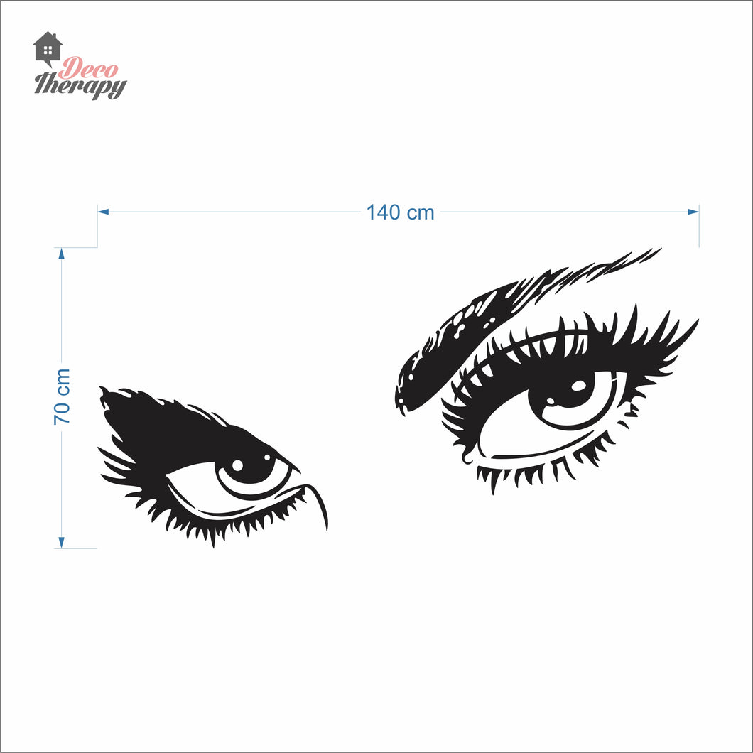 Audrey Hepburn Eyelashes Wall Decal Decotherapy