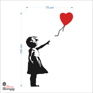 Banksy Girl With Balloon Wall Decal