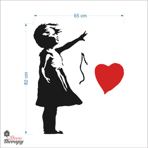 Banksy Girl With Balloon Wall Decal