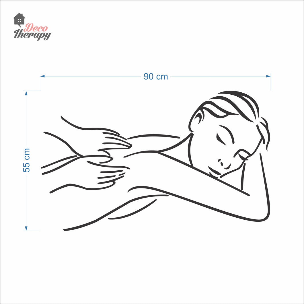 Beauty Massage Spa Salon Wall Decal Decotherapy