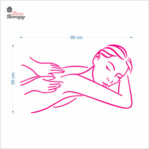 Beauty Massage Spa Salon Wall Decal Decotherapy