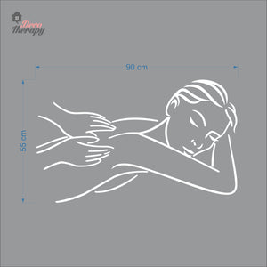 Beauty Massage Spa Salon Wall Decal Decotherapy