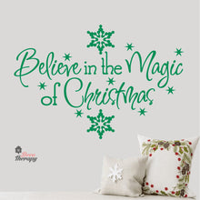 Load image into Gallery viewer, Believe in the Magic of Christmas Wall Decal