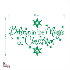 Believe in the Magic of Christmas Wall Decal