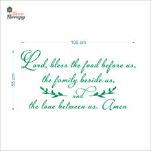 Load image into Gallery viewer, Bless The Food Before Us V3 Wall Decal Decotherapy