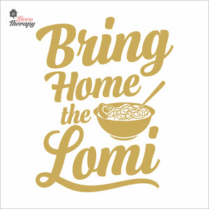 Bring Home The Lomi V2 Wall Decal Decotherapy