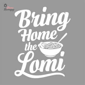 Bring Home The Lomi V2 Wall Decal Decotherapy