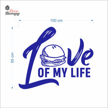 Load image into Gallery viewer, Burger Love Of My Life Wall Decal