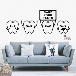 Care Your Teeth Wall Decal