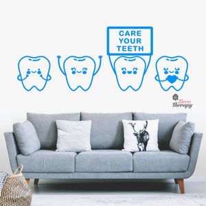 Care Your Teeth Wall Decal