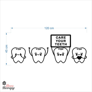 Care Your Teeth Wall Decal