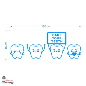 Care Your Teeth Wall Decal