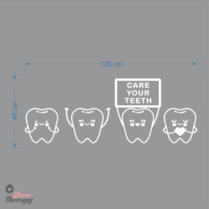 Care Your Teeth Wall Decal