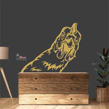 Load image into Gallery viewer, Chicken Peeking Funny Wall Decal