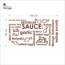Load image into Gallery viewer, Chicken Sauce Teriyaki Flavors Wall Decal