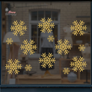 Christmas Snowflakes V2 Wall Decal Decotherapy