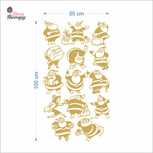 Christmas Santa Claus Wall Decal Decotherapy