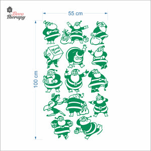 Christmas Santa Claus Wall Decal Decotherapy