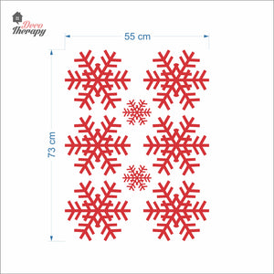 Christmas Snowflakes V2 Wall Decal Decotherapy