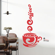 Load image into Gallery viewer, Coffee Smoke Cup Wall Decal Decotherapy