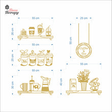 Load image into Gallery viewer, Coffee &amp; Tea Cafe Shop Window Creative Design Wall Decal Decotherapy
