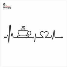Load image into Gallery viewer, Coffee Tea Lifeline Decotherapy Wall Decal Decotherapy