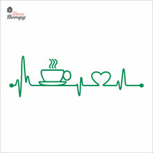 Load image into Gallery viewer, Coffee Tea Lifeline Decotherapy Wall Decal Decotherapy