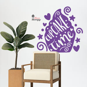Cupcake Time Wall Decal Decotherapy