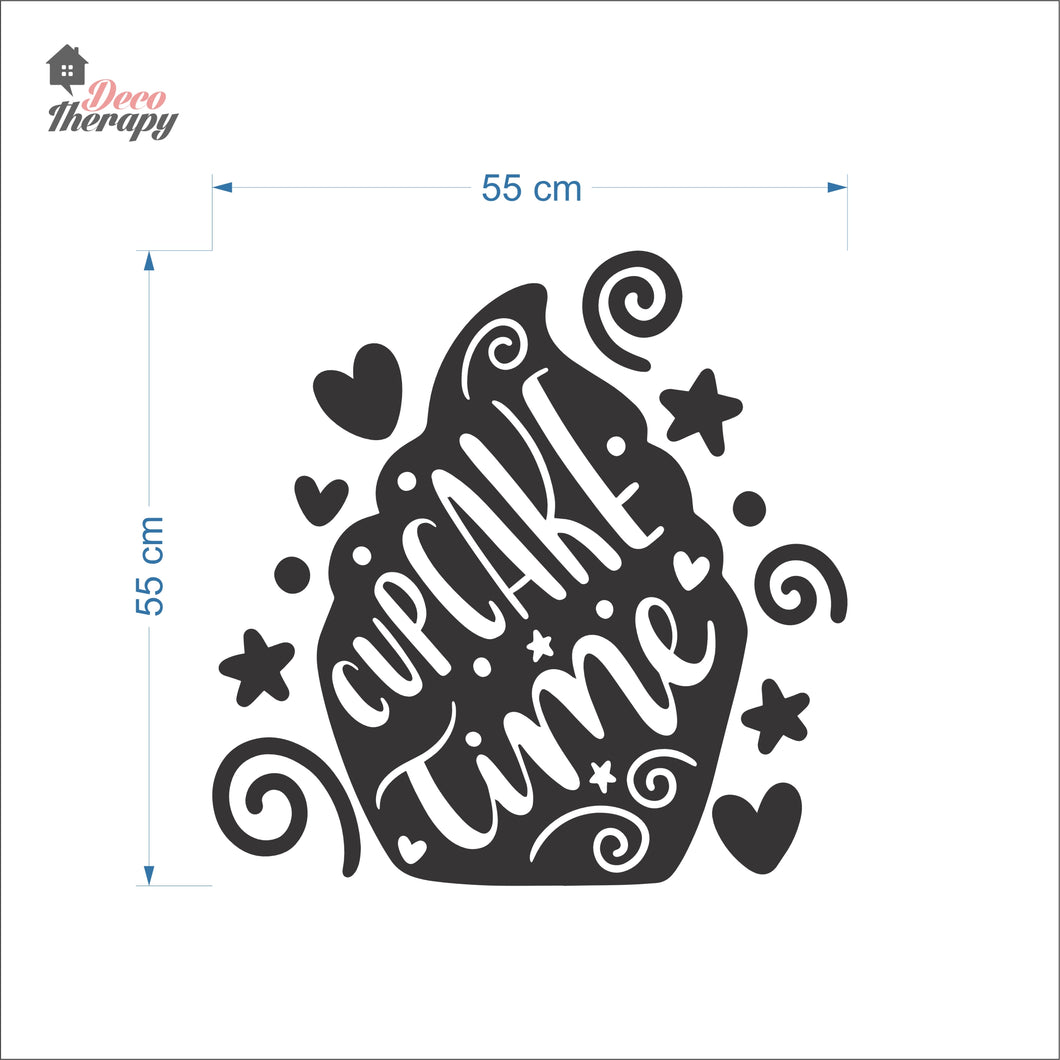 Cupcake Time Wall Decal Decotherapy