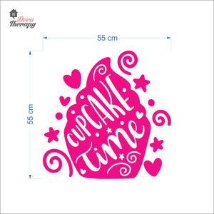 Cupcake Time Wall Decal Decotherapy