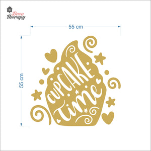 Cupcake Time Wall Decal Decotherapy