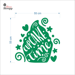 Cupcake Time Wall Decal Decotherapy
