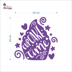 Cupcake Time Wall Decal Decotherapy