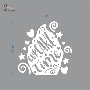 Cupcake Time Wall Decal Decotherapy
