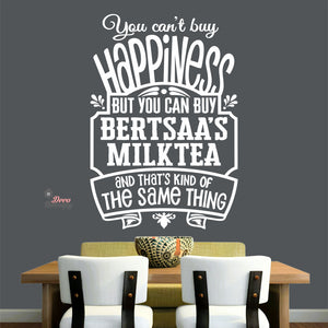 Customized Name You Can't Buy Happiness Wall Decal Decotherapy