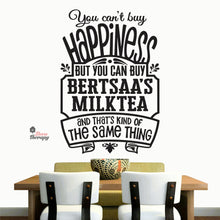 Load image into Gallery viewer, Customized Name You Can&#39;t Buy Happiness Wall Decal Decotherapy
