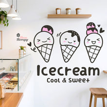 Load image into Gallery viewer, Cute Ice Cream Cool &amp; Sweet Wall Decal Decotherapy
