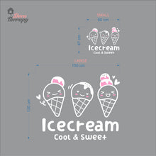 Load image into Gallery viewer, Cute Ice Cream Cool &amp; Sweet Wall Decal Decotherapy