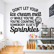 Load image into Gallery viewer, Don't Let Your Ice Cream Melt Wall Decal Decotherapy