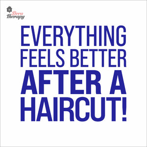 Everything Feels Better After Haircut Wall Decal Decotherapy