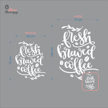 Load image into Gallery viewer, Fresh Brewed Coffee Wall Decal Decotherapy