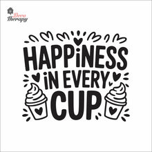 Load image into Gallery viewer, Frozen Yogurt Happiness In Every Cup Wall Decal Decotherapy