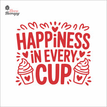 Load image into Gallery viewer, Frozen Yogurt Happiness In Every Cup Wall Decal Decotherapy