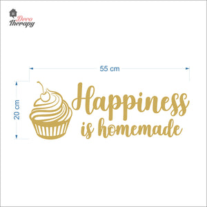 Happiness Is Homemade Cake Wall Decal Decotherapy