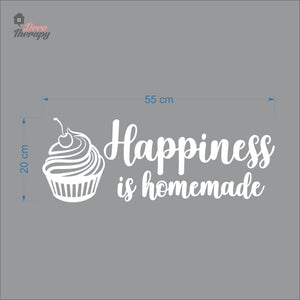 Happiness Is Homemade Cake Wall Decal Decotherapy