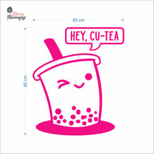 Load image into Gallery viewer, Hey! Cu-Tea Milktea Wall Decal Decotherapy